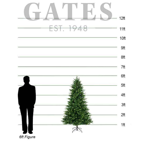 Everlands Sunpeaks Fir / Highgrove Fir Artificial Christmas Tree - 6ft / 1.8m image 1