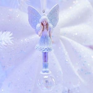 Decoris Hanging Elf with Glass Ball (Assorted Designs) image 1