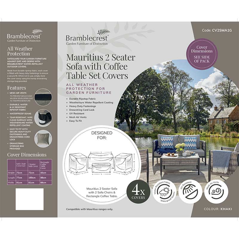 Bramblecrest Covers for Mauritius Garden Lounge Set image 0