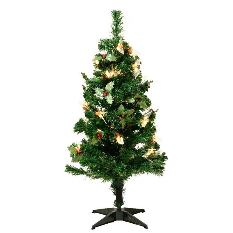 Everlands Fibre Optic Durham Pre-Lit Christmas Tree - 5ft image 0