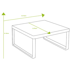 Hartman Singapore Corner Platform Sofa Set with Square Table image 13