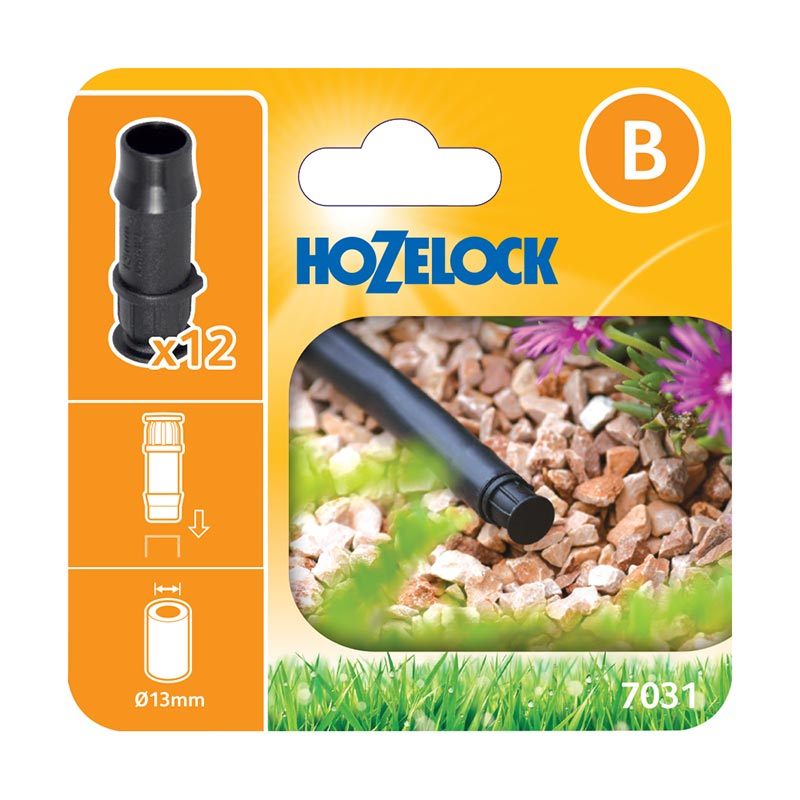 Hozelock 13mm End Cap (Pack of 12) image 0