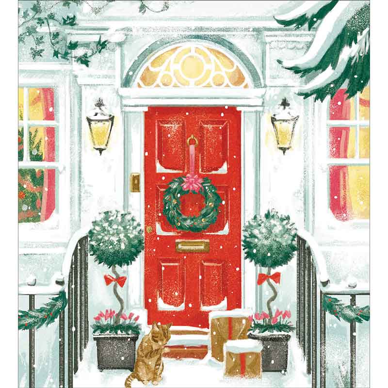 Woodmansterne Charity Christmas Cards - Festive Greetings (Pack of 5) image 0
