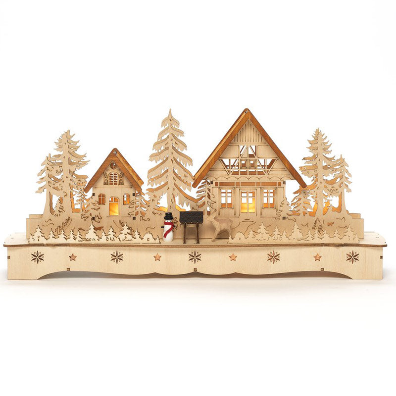 Konstsmide LED Wooden Village Silhouette (43cm) image 0