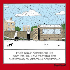 Woodmansterne Christmas Lodgings Christmas Card image 0