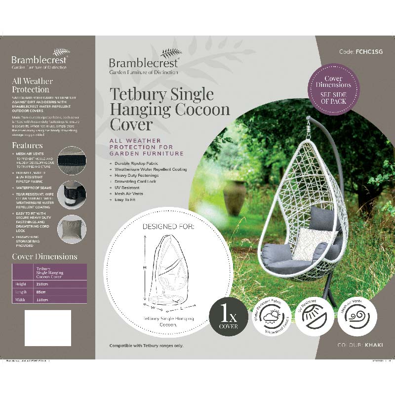 Bramblecrest Cover for Tetbury Single Hanging Cocoon image 0