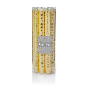 Premier Advent Candle with Stars (Assorted Designs) image 2