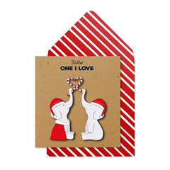 Tache Designs Elephant To the One I Love Christmas Card image 0