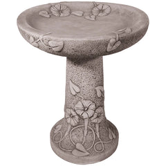 Willowstone Floral Bird Bath image 0