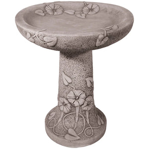 Willowstone Floral Bird Bath image 0