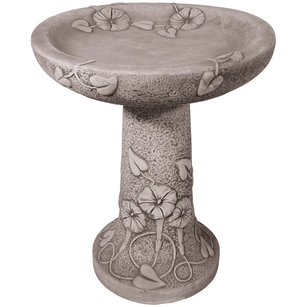 Willowstone Floral Bird Bath image 0