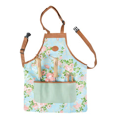 Esschert Design Rose Print Jute Gardening Apron