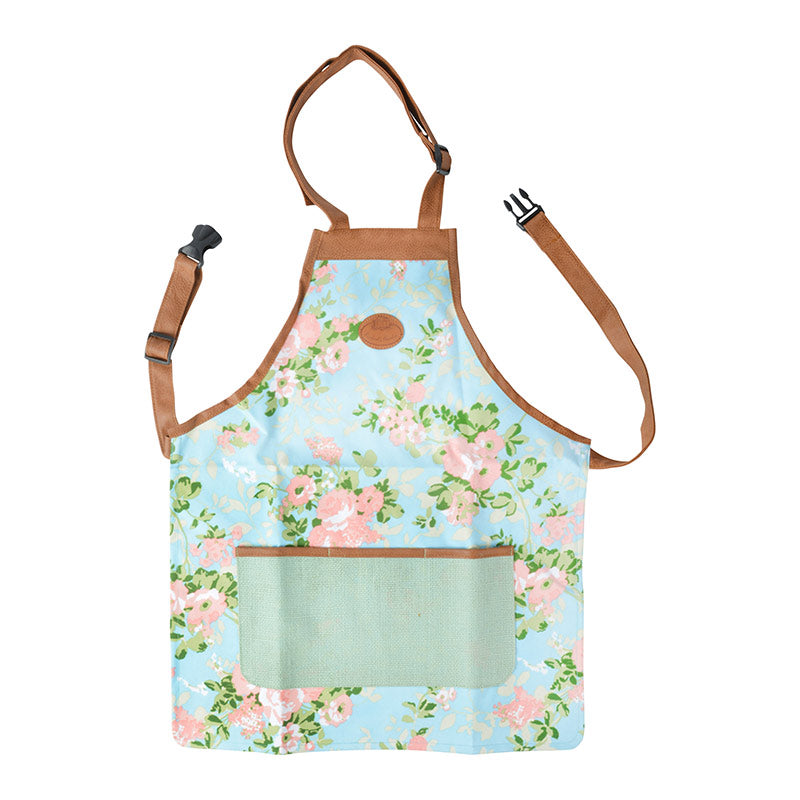 Esschert Design Rose Print Jute Gardening Apron