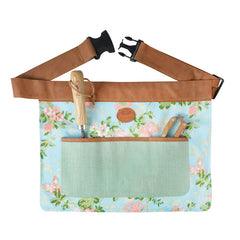 Esschert Design Rose Print Jute Gardening Tool Belt