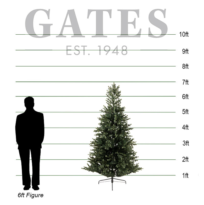 Everlands Geneva Fir Artificial Christmas Tree - 7ft / 2.1m image 0