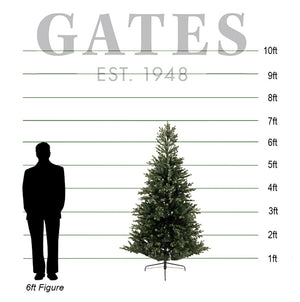 Everlands Geneva Fir Artificial Christmas Tree - 7ft / 2.1m image 1