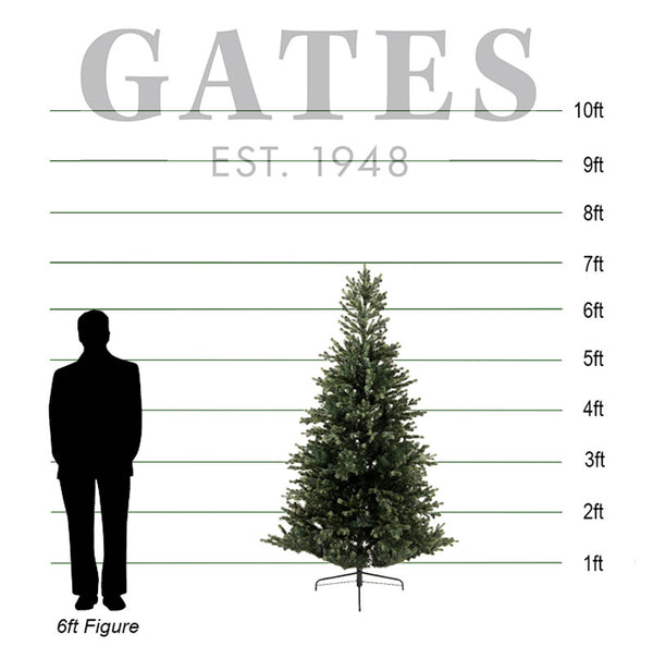 Everlands Geneva Fir Artificial Christmas Tree - 7ft / 2.1m image 1
