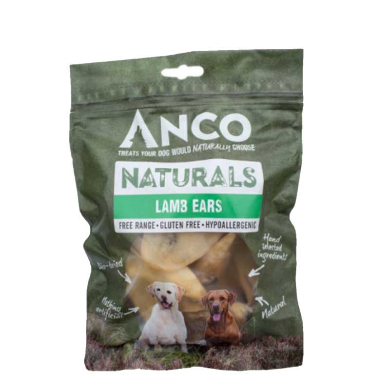 Anco Naturals Lamb Ears Dog Treats image 0