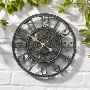 Verdigris Newby Mechanical Wall Clock image 1