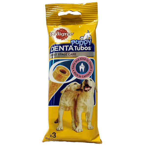 Pedigree Puppy DENTATubos with Chicken image 0