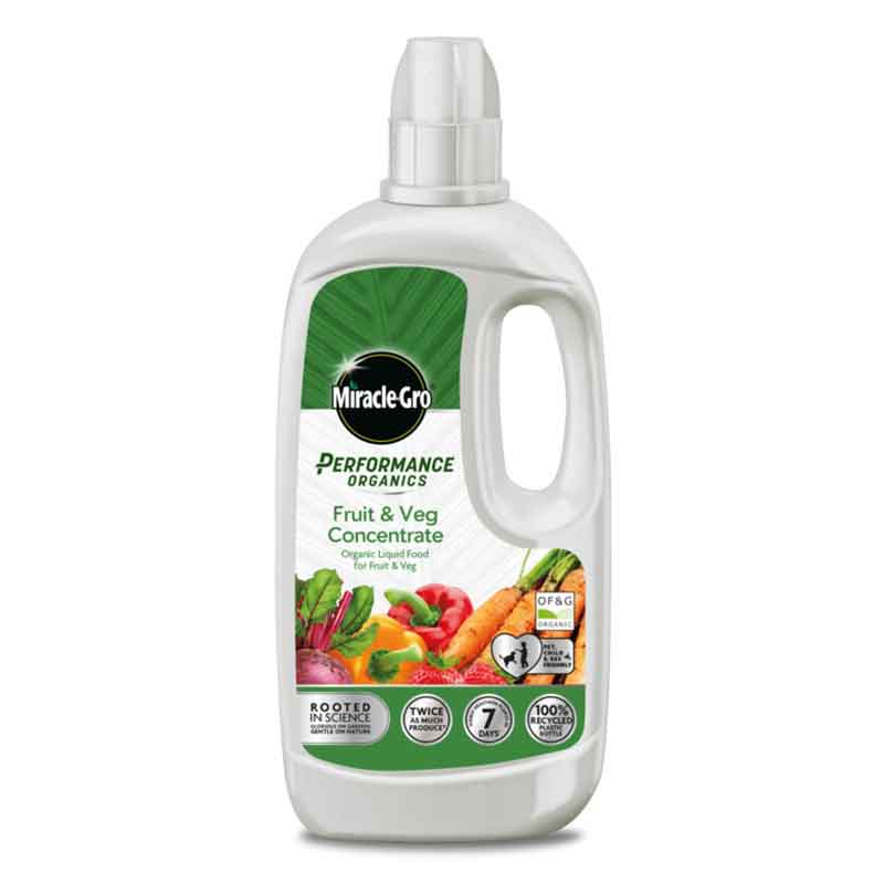 Miracle-Gro Performance Organics Fruit & Veg Concentrated Liquid Plant Food (1 litre) image 0