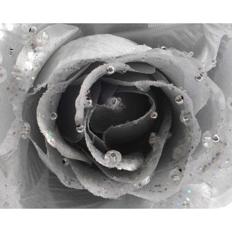 Everlands Silver Rose Clip image 0
