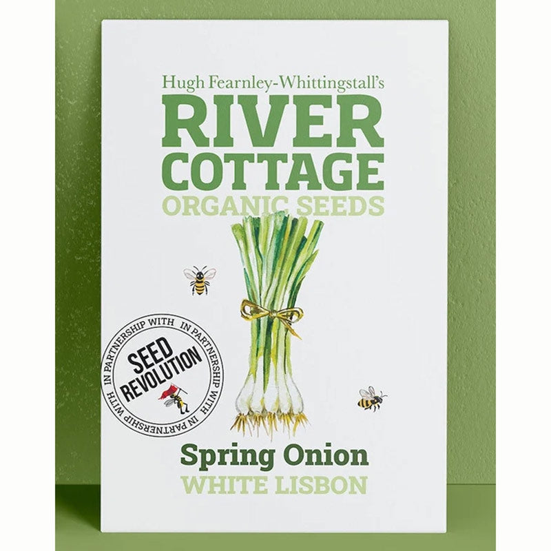 River Cottage Organic Seeds – Spring Onion ‘White Lisbon’ (1 Packet) image 0