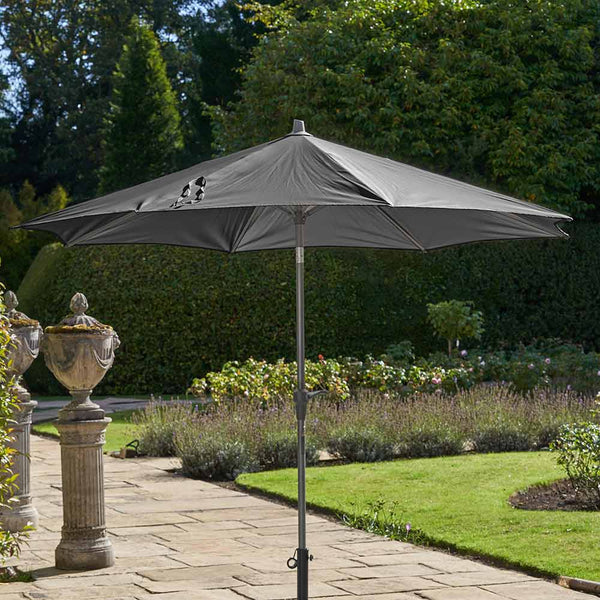 Platinum Riva 3m Round Crank & Tilt Parasol – Anthracite image 3