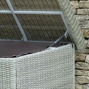 Bramblecrest Monterey Dove Grey Cushion Storage Box with Liner - Large image 2