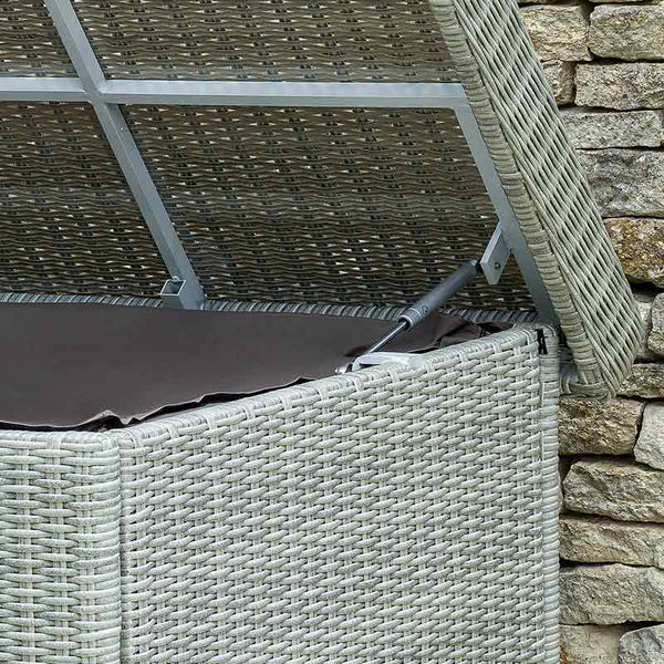 Bramblecrest Monterey Dove Grey Cushion Storage Box with Liner - Large image 2