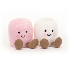 Jellycat Amuseables Pink & White Marshmallows image 0