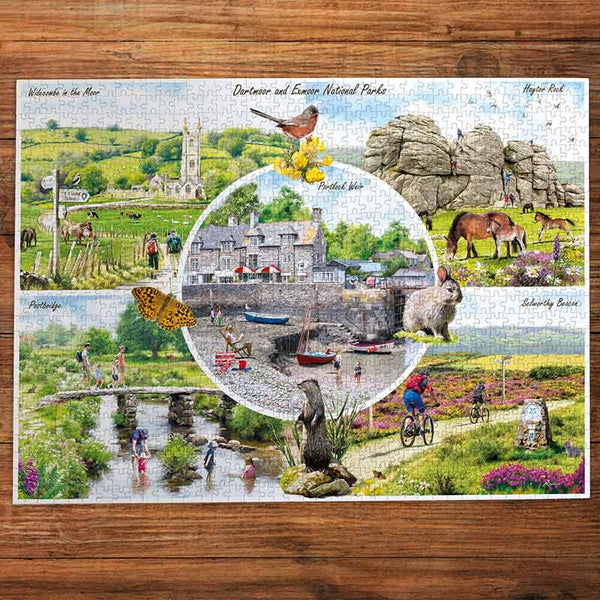Gibsons Dartmoor & Exmoor 1000 Piece Puzzle image 1