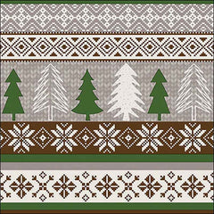 Ambiente Paper Napkins - Knitted Trees (Pack of 20) image 0