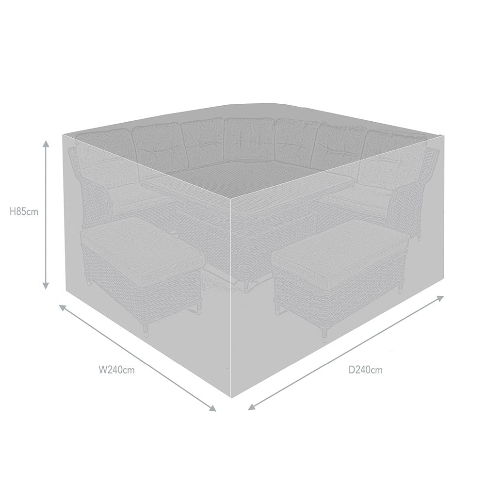 Supremo TEX Curved Corner Modular Set Furniture Cover image 0