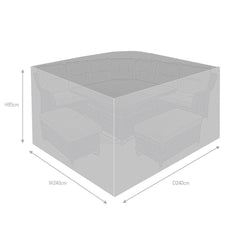 Supremo TEX Curved Corner Modular Set Furniture Cover image 0