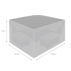 Supremo TEX Curved Corner Modular Set Furniture Cover image 0