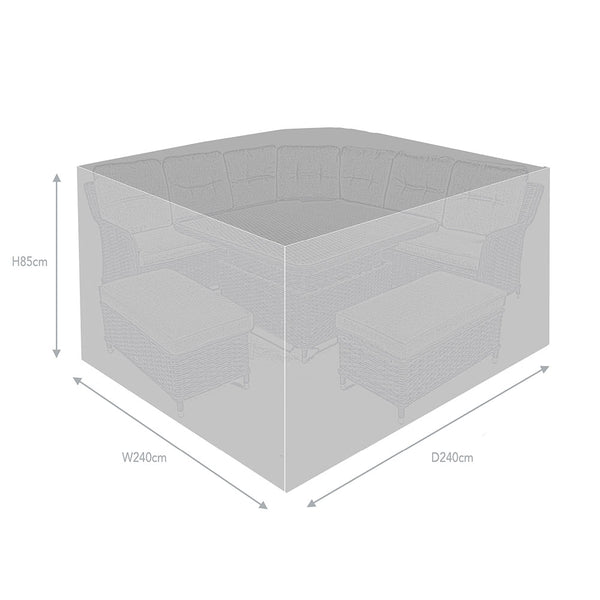 Supremo TEX Curved Corner Modular Set Furniture Cover image 0
