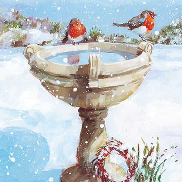 Ling Design Charity Christmas Cards - Taking a Bath (Pack of 6) image 0