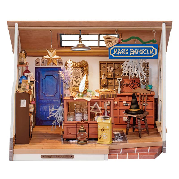 Robotime 'Kiki's Magic Emporium' DIY Miniature House image 1
