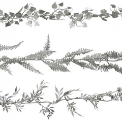 Everlands Silver Glitter Garland (Assorted Designs) image 0