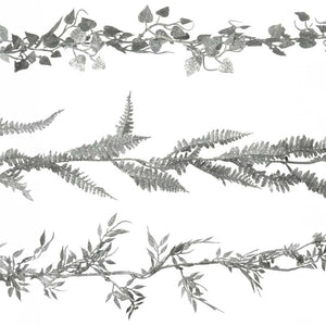 Everlands Silver Glitter Garland (Assorted Designs) image 0
