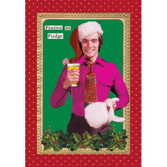 Woodmansterne Festive as Fudge Christmas Card image 0