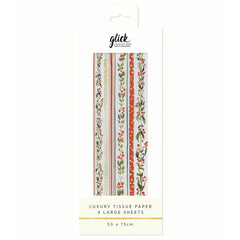 Glick Linear Vines Luxury Tissue Paper (Pack of 4) image 0