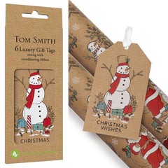 Tom Smith 6 Luxury Classic Christmas Gift Tags image 0