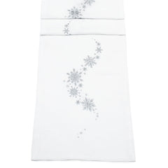 Peggy Wilkins Snow Flowers Table Runner image 0