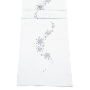 Peggy Wilkins Snow Flowers Table Runner image 0