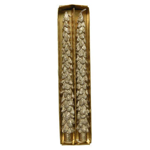 Decoris Gold Tree Dinner Candles (Pack of 2) image 1