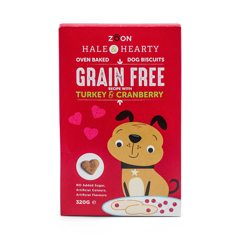 Zoon Hale & Hearty Turkey & Cranberry dog biscuits image 0
