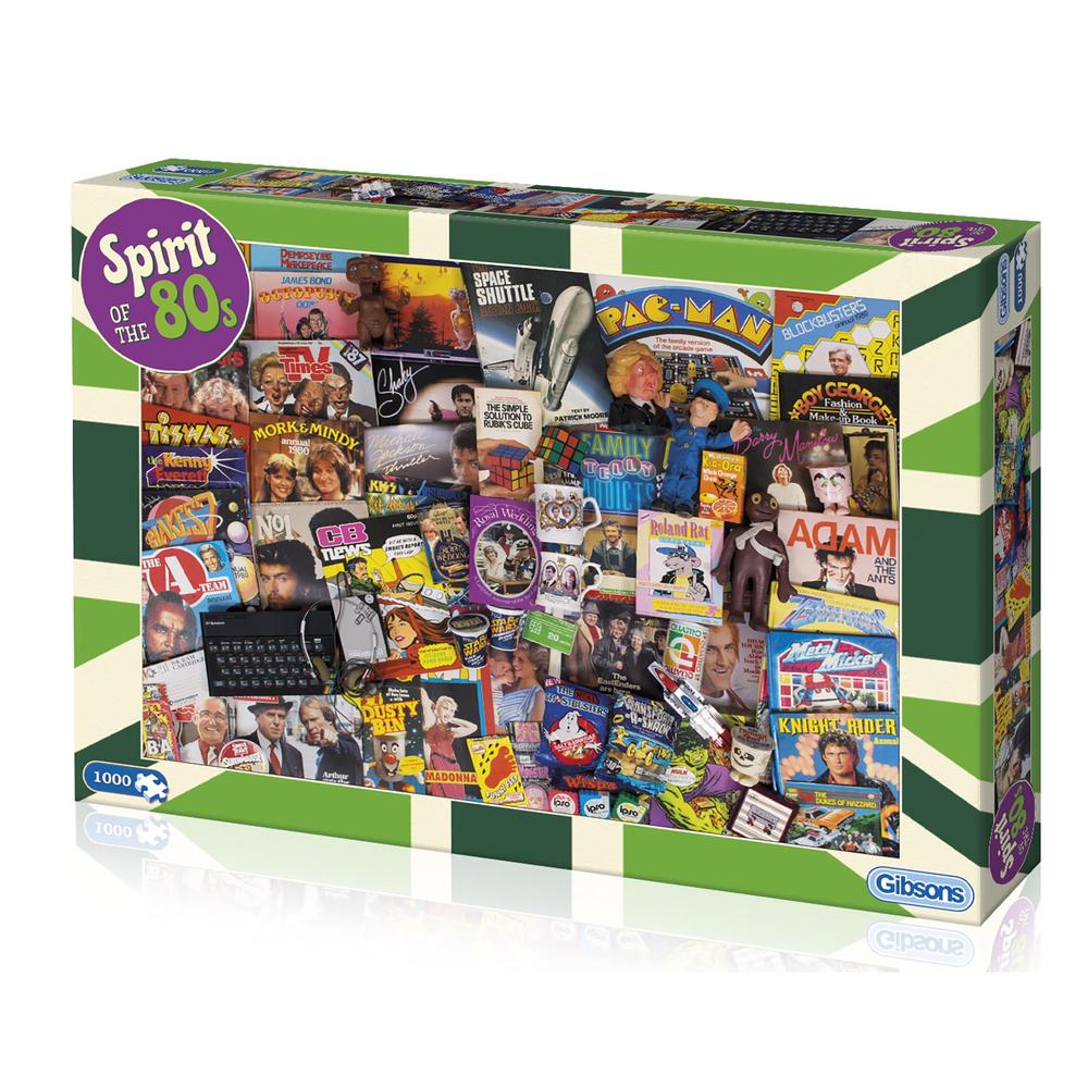 Gibsons Spirit Of the 80's 1000 Piece Jigsaw Puzzle image 0