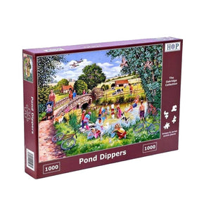 House Of Puzzles Pond Dippers 1000 Piece Jigsaw Puzzle image 1